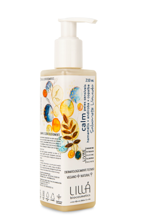 SABONETE CALM LILLÁ 210ml      